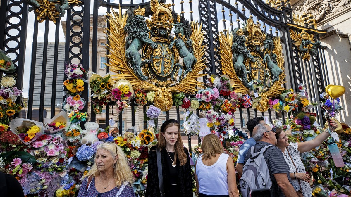Obrazem: Lidé vzali brány Buckinghamu útokem. Na selfie se stojí fronty